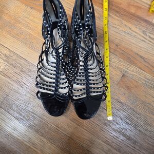 Christian Louboutin Black Strappy Sandals